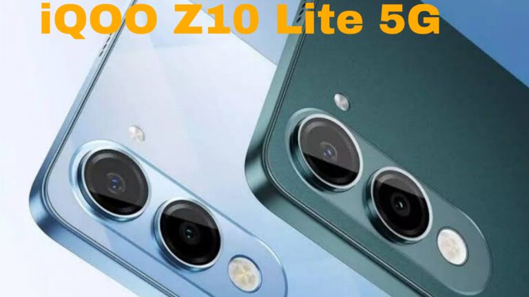 iQOO Z10 lite 5G smartphone