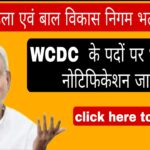 Bihar WCDC Recruitment 2025