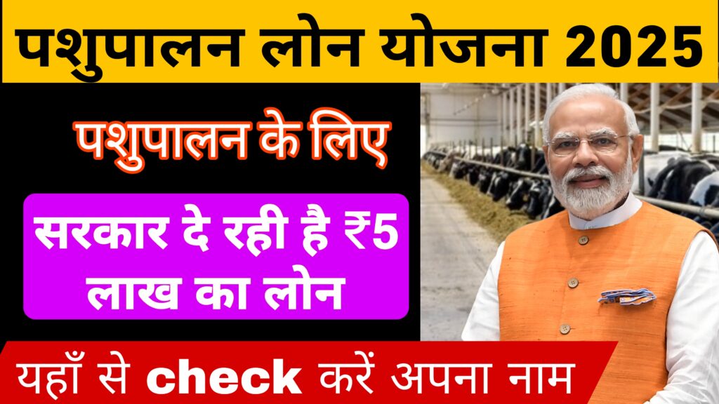 Pashupalan loan Yojana 2025